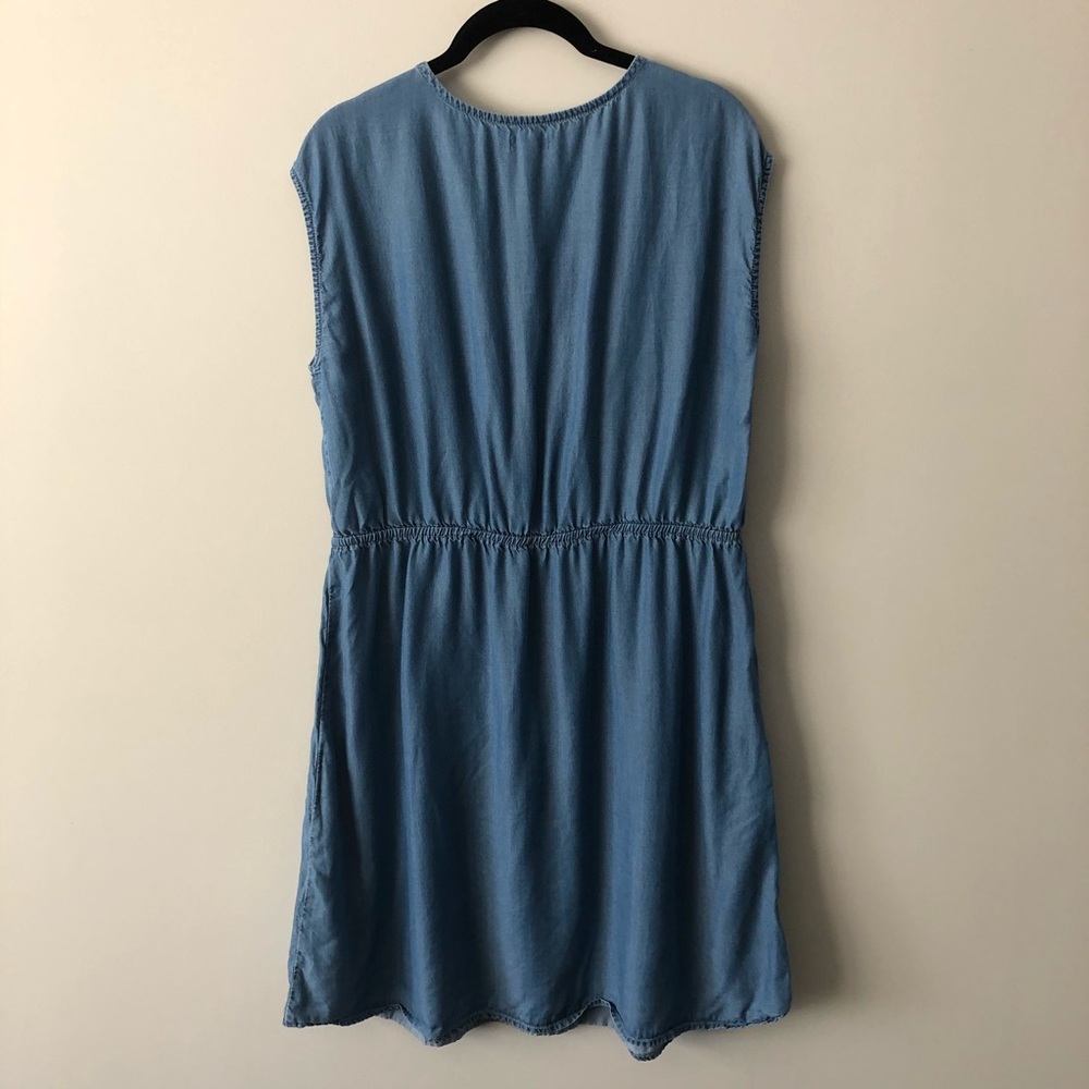 SOLD Thyme Maternity Denim Tunic Dress medium - Picture 2 of 7